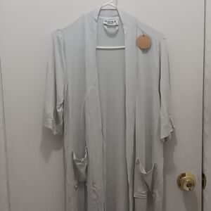 BearPaw Women's Gray Robe